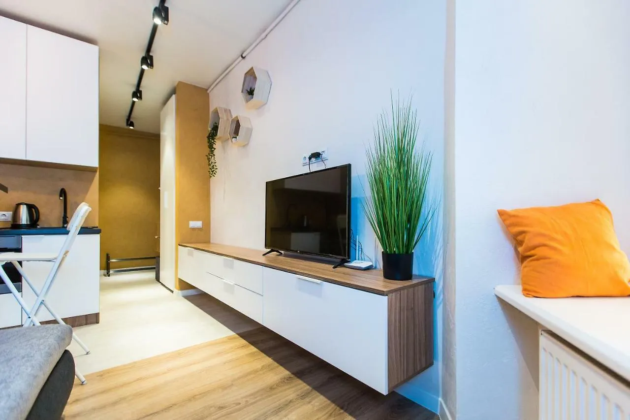 Bright Studio♥2M To Lviv Polytechnic♥Best Location Apartment